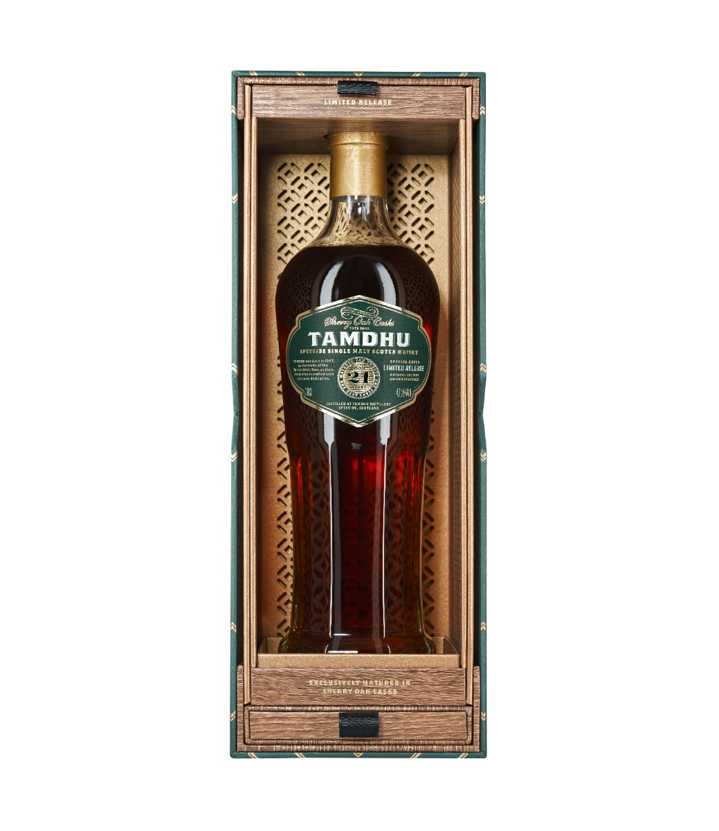 TAMDHU SINGLE MALT WHISKY 70CL 47.5 % 21YO IND BOXl 47.5% 0.7L, Spirits