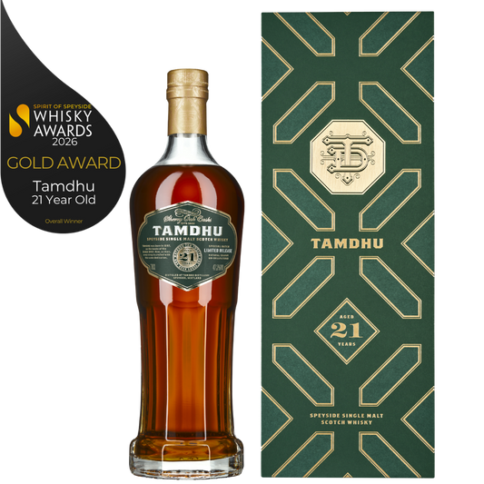 TAMDHU SINGLE MALT WHISKY 70CL 47.5 % 21YO IND BOXl 47.5% 0.7L, Spirits