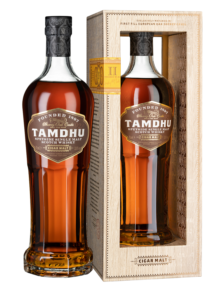 TAMDHU SINGLE MALT WHISKY 70CL 53.8 % IND BOX CIGAR MALT II 53.8% 0.7L, Spirits
